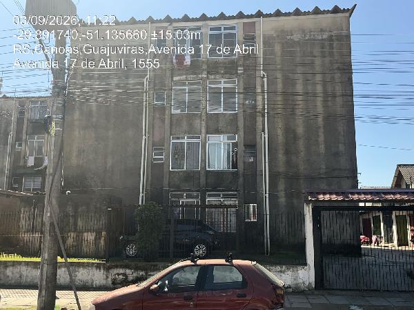 Apartamento em Canoas, Guajuviras, Avenida Um, N. 1839, Apto 201, Bl 08, RS. Área: 39.87m2