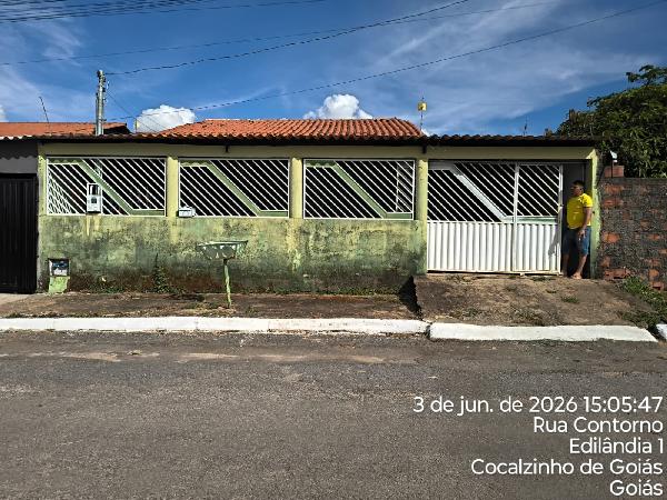 Casa em Cocalzinho de Goiás, Edilandia Ii, Rua Contorno (Via PÚBlica), N. Sn, Lt 07 Qd 01, GO. Área: 48.64m2