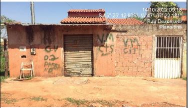 Casa em Planaltina, Setor Aeroporto (mutirao), Quadra 6, N. S/N, Lot 09  Rua 17, GO. Área: 61.85m2