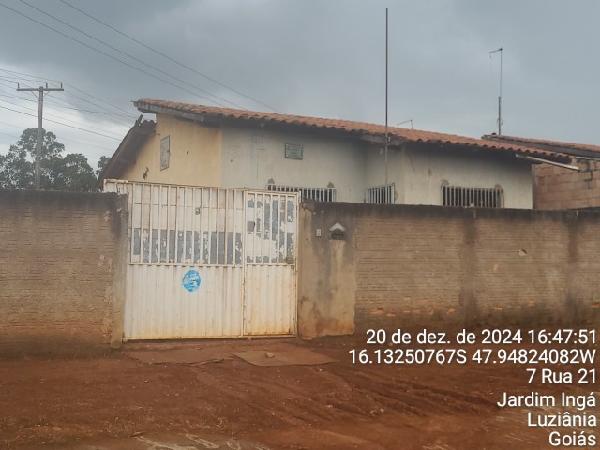 Casa em Luziânia, Jardim Planalto, Avenida De Penetracao I, N. S/N, Casa03, Qd.37, Lt.06, GO. Área: 57.02m2