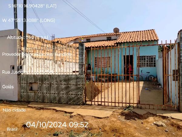 Casa em Luziânia, Cidade Osfaya, Rua Juscelino Kubitschek, N. S/N, Cs 02, Qd08 Lt03, GO. Área: 64.57m2