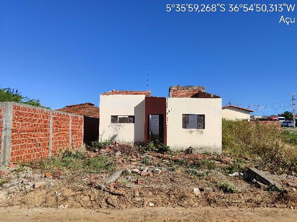 Casa em Açu, Quinta Do Farol, Rua Antonio Verissimo Da Silva, N. 408, Qd 8 Lt 23, RN. Área: 70m2