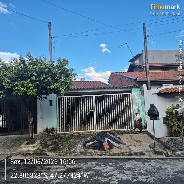 Casa em Sumaré, Residencial Guaira, Rua Antonio Barejan Filho, N. 1367, Qd G  Lote 18a, SP. Área: 71.27m2
