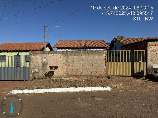 Casa em Cocalzinho de Goiás, Itamar Nobrega Ii, Rua 18, N. Sn, Qd 15, Lt 34, GO. Área: 47.5m2