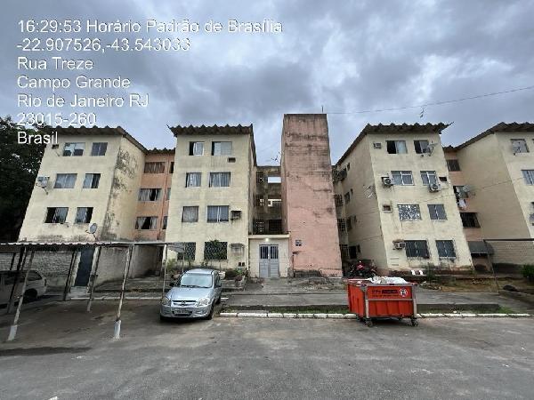 Apartamento em Rio de Janeiro, Campo Grande, Rua Francisco Mota, N. 935, Apto 406, Bl 02, RJ. Área: 55m2