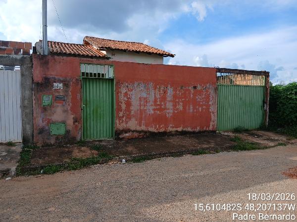 Casa em Padre Bernardo, Ouro Verde, Rua 12, N. Sn, Lt 03 Quadra 04, GO. Área: 63m2