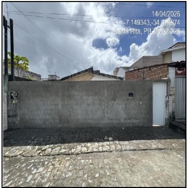 Casa em Santa Rita, Plano De Vida, Rua Projetada, N. 380, Cs 102 Qd 12 Lt 308a, PB. Área: 47.46m2