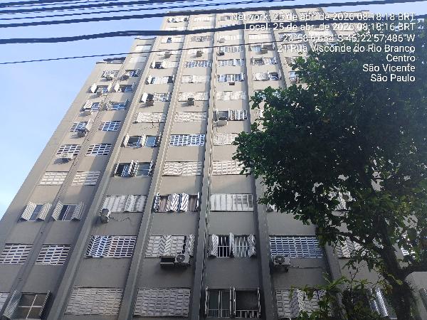 Apartamento em São Vicente, Centro, Rua Visconde Do Rio Branco, N. 21, Apto 75,, SP. Área: 27.7m2