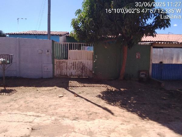 Casa em Luziânia, Parque Estrela Dalva X, Rua 120, N. S/N, Cs 01, Lt 15, Qd 544, GO. Área: 62.22m2