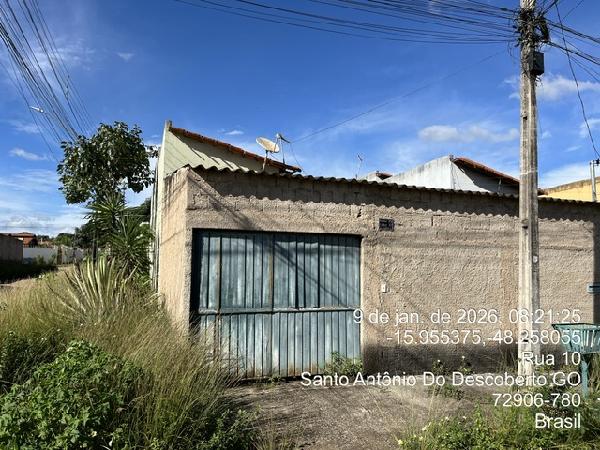 Casa em Santo Antônio do Descoberto, Vila Montes Claros, Quadra 05, N. Sn, Lt 17 Rua 01, GO. Área: 96.26m2
