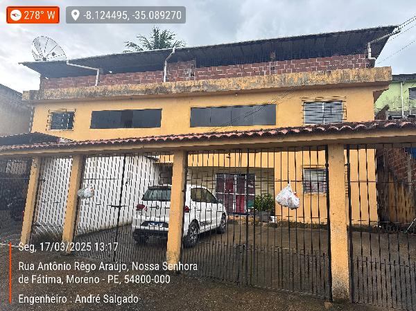 Casa em Moreno, Nossa Senhora Da Conceiþòo, Rua Poeta Eneas Alves, N. 002, Lote 19, Quadra 23, PE. Área: 63.46m2