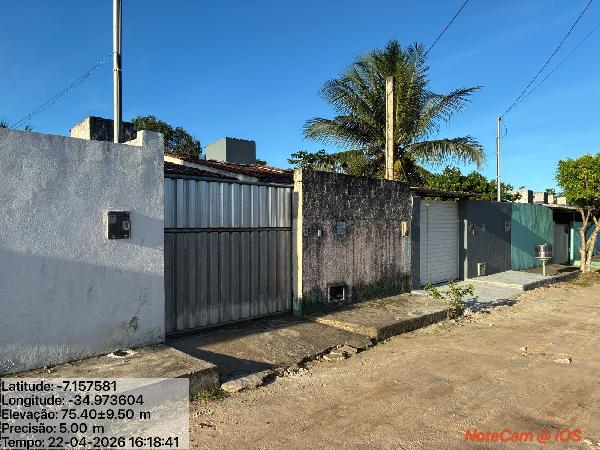 Casa em Santa Rita, Centro, Rua Projetada, N. 103-A, Lt 17-B Qd 6-A, PB. Área: 68.64m2