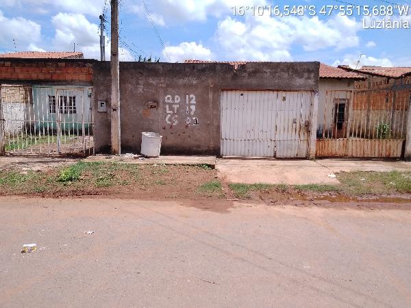 Casa em Luziânia, Cidade Osfaya, Avenida Osfaya, N. Sn, Cs 02 Qd 12 Lt 19, GO. Área: 66.15m2