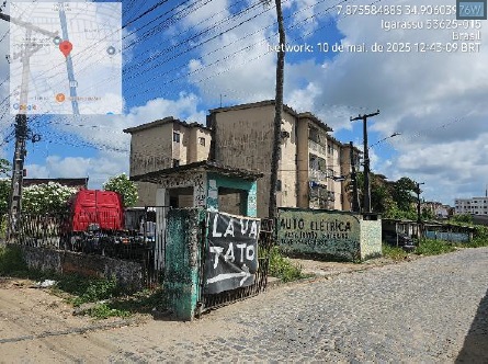 Apartamento em Igarassu, Cruz Do Rebouþas, Rod Br-101 Km 24 (Atual Av BarÃO De Vera Cruz), N. Sn, Apto 204, Bl 07/A, PE. Área: 50.01m2