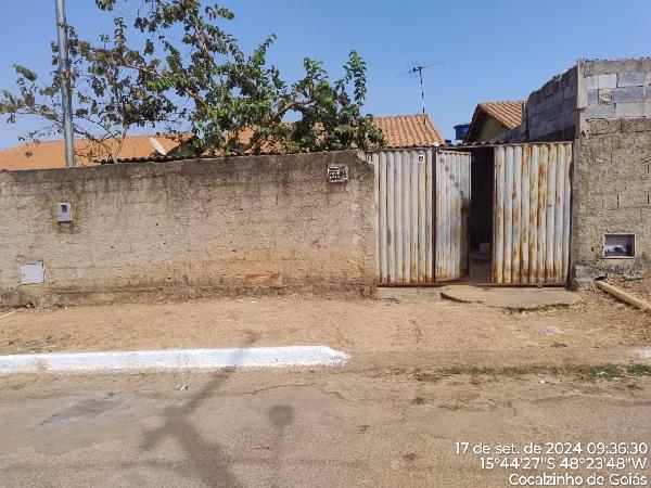 Casa em Cocalzinho de Goiás, 2ª Etapa, Rua 14, N. Sn, Qd 13 Lt 45, GO. Área: 51.12m2