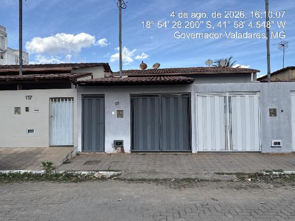 Casa em Governador Valadares, Cidade Jardim, Rua Tres, N. 121, Qd 03 Lt 28, MG. Área: 54.52m2