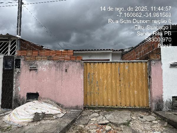 Casa em Santa Rita, Heitel Santiago, Rua Severino Luiz De Oliveira, N. 32-B, Lt 26-B Qd 05-A, PB. Área: 68.7m2