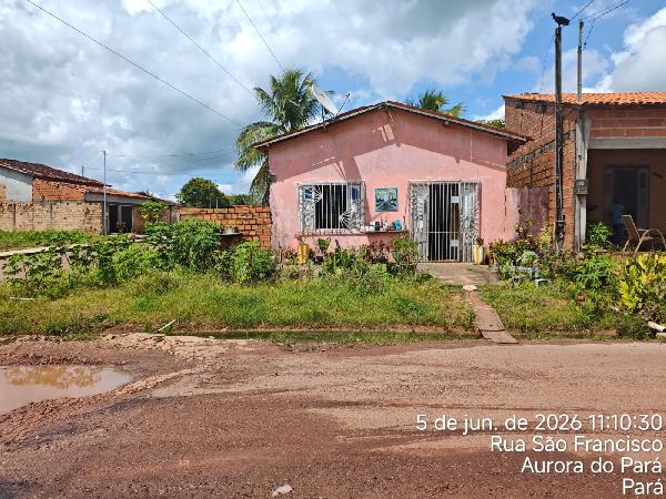 Casa em Aurora do Pará, Aparecida, Rua SÃO Francisco, N. 1410,, PA. Área: 91.52m2