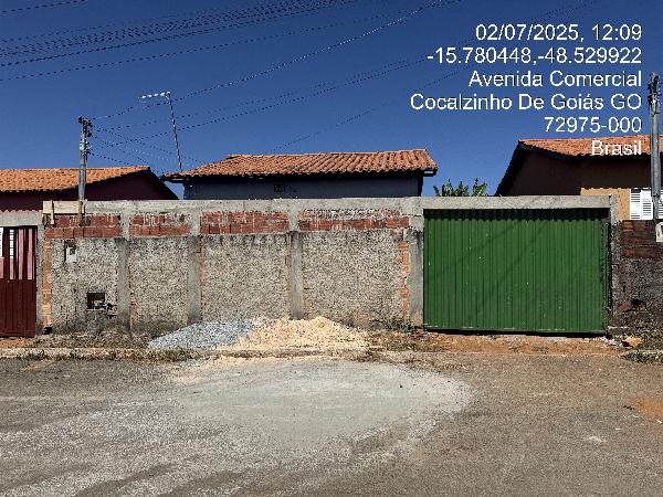 Casa em Cocalzinho de Goiás, Edilandia Ii, Via PÚBlica, N. Sn, Lt 15 Qd 05, GO. Área: 51.71m2