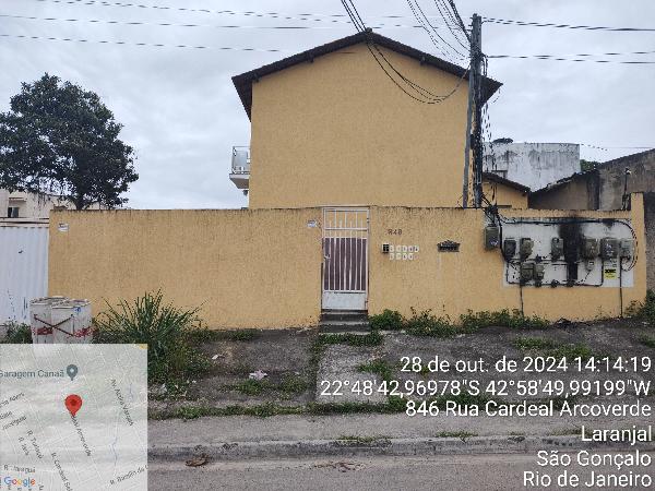 Casa em São Gonçalo, Pacheco, Rua Cardeal Arco Verde, N. 846, Cs 04, Lt 18, Qd 61, RJ. Área: 68.29m2