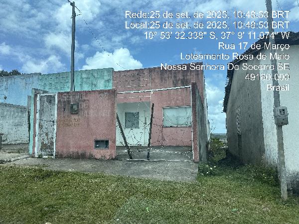 Casa em Nossa Senhora do Socorro, Santa Ines, Rua 1º De MarÇO, N. 100, Qd 50 Lt 19, SE. Área: 69.14m2