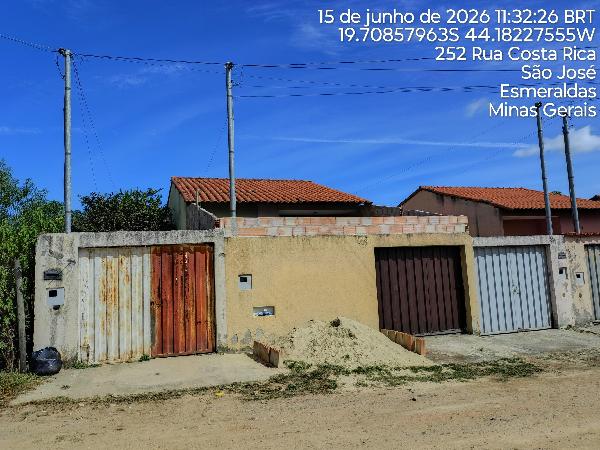 Casa em Esmeraldas, Vale Do Palmital, Rua 11, N. 257, Casa 02 Lote 17 Quadra 10, MG. Área: 52.33m2