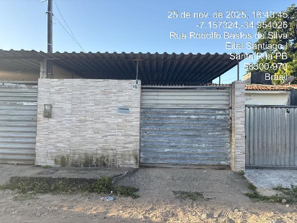 Casa em Santa Rita, Tibiri, Rua Rodolfo Bastos Da Silva, N. 92b, Lot Portal Do Tibiri Ii Qd 01, PB. Área: 63.49m2