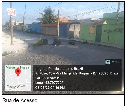 Casa em Itaguaí, Jardim Mar, Rua Marly Moreira De Brito, N. S/N, Qd 22 Lt 10 Cs 05 (Lot Jd Itaguai Mar), RJ. Área: 63.74m2