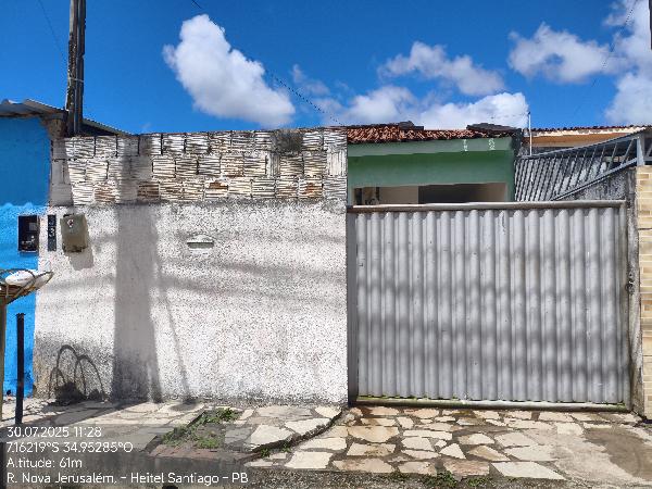 Casa em Santa Rita, Portal De Santa Rita, Rua Nova Jerusalem, N. 330,, PB. Área: 56.5m2