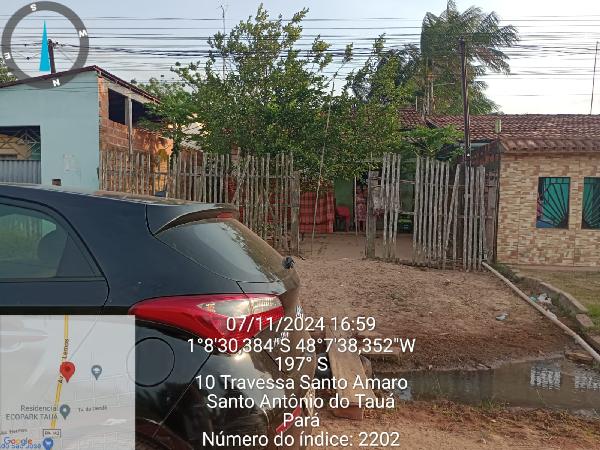 Casa em Santo Antônio do Tauá, Conjunto Novo Taua, Travessa Santo Amaro, N. Sn, Lt 11 Qd A, PA. Área: 60.32m2