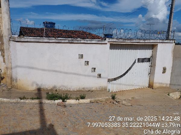Casa em Chã de Alegria, Nova Cha De Alegria, Rua Projetada D, N. Sn, Lt 28 Qd D, PE. Área: 58.5m2