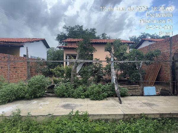 Casa em Piracuruca, Esplanada, Rua  Xxviii, N. 109, Qd 37 Lt 19, PI. Área: 58m2