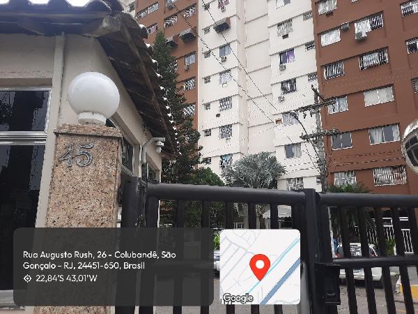 Apartamento em São Gonçalo, Colubande, Rua Augusto Rush, N. 45, Apto 1202, Bl 17 Lt 01, RJ. Área: 43.92m2 Apartamento em São Gonçalo, Colubande, Rua Augusto Rush, N. 45, Apto 1202, Bl 17 Lt 01, RJ. Área: 43.92m2
