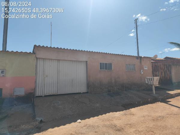 Casa em Cocalzinho de Goiás, Itamar Nobrega Ii, Rua 16, N. Sn, Qd 18, Lt 41, GO. Área: 47.5m2