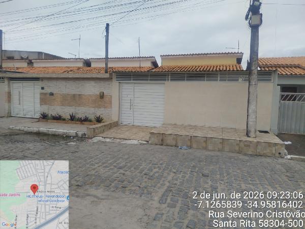 Casa em Santa Rita, Distrito De Varzea Nova, Rua Severino Cristivao Gal, N. 21, Lt 15 Qd H, PB. Área: 51m2