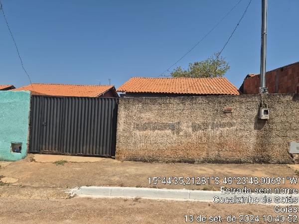 Casa em Cocalzinho de Goiás, Itamar Nobrega Ii, Rua 16, N. Sn, Qd 18, Lt 48, GO. Área: 47.5m2