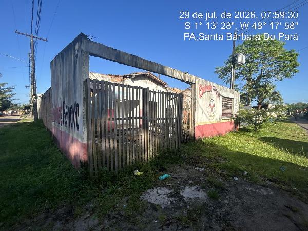 Casa em Santa Bárbara do Pará, Centro, Rua Manoel Ribeiro Baia, N. 11, Lt 32 Qd 06, PA. Área: 85.7m2