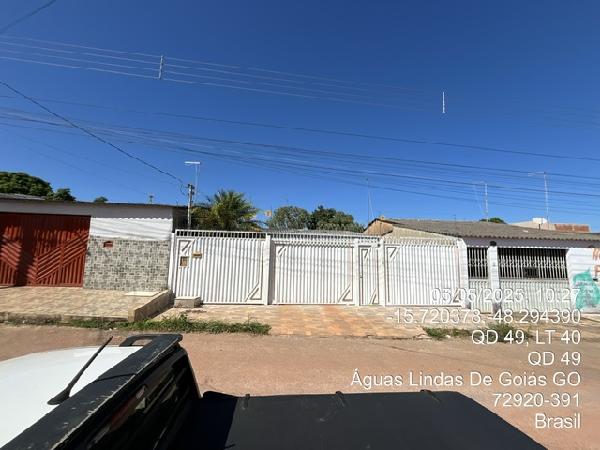Casa em Águas Lindas de Goiás, Jardim Da Barragem Vi, R 04, N. Sn, Lt 40 - Qd 49, GO. Área: 69.68m2