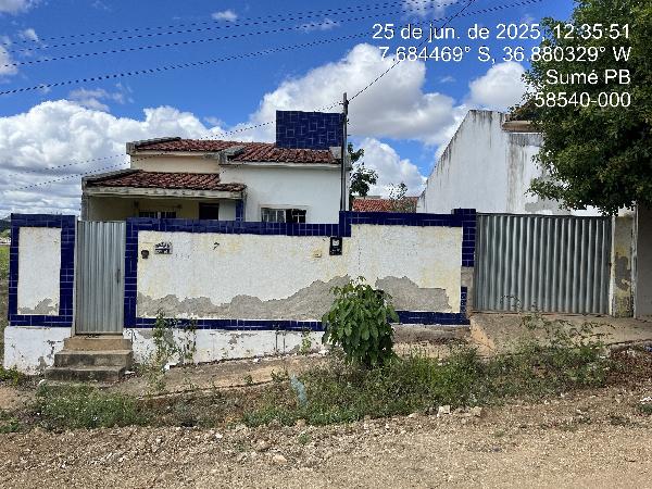 Casa em Sumé, Mandacaru, Rua Projetada (Vl) 09, N. Sn, Qd K Lt 05 Lot Morada Nobre 1ª Etapa, PB. Área: 64.5m2