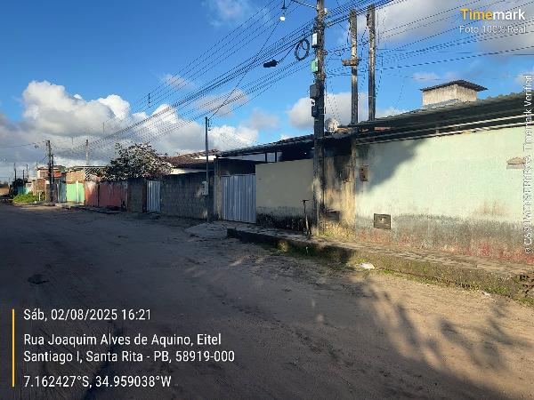 Casa em Santa Rita, Eytel Santiago, Rua Joaquim Alves De Aquino, N. 122, Casa B, PB. Área: 67.1m2