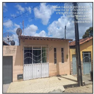 Casa em Santo Antônio, Centro, R Dr Helio Barbosa De Oliveira, N. 227,, RN. Área: 79.68m2