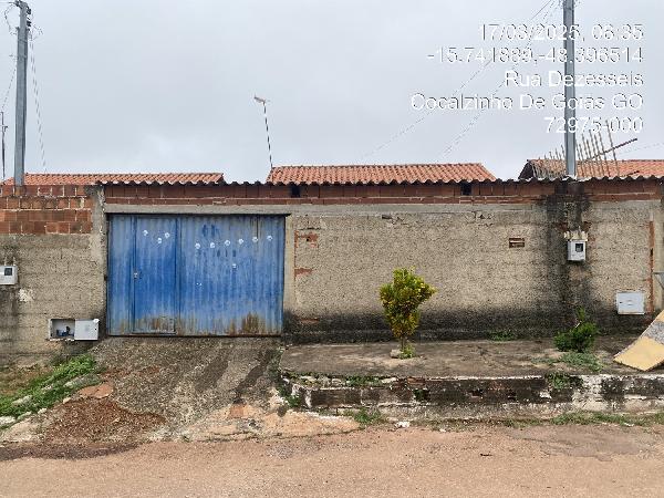 Casa em Cocalzinho de Goiás, Itamar Nobrega Ii, Rua 16, N. Sn, Qd 18, Lt 33, GO. Área: 47.5m2