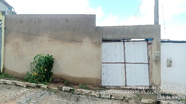 Casa em Chã de Alegria, Lt Nova Cha De Alegr, Projetada F, N. 25, Lote 25 Quadra E, PE. Área: 50.36m2