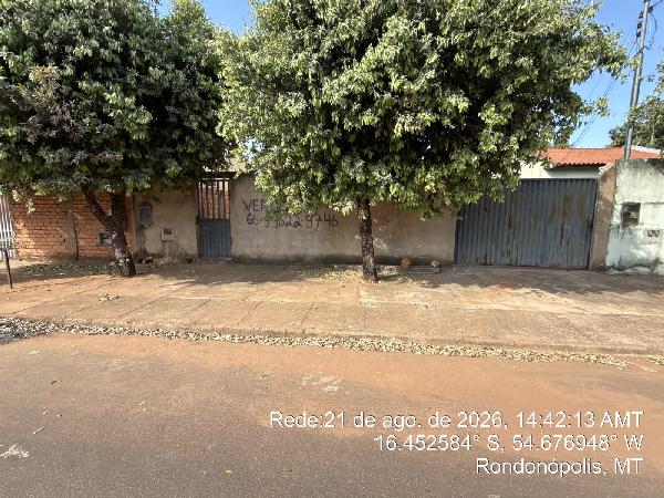 Casa em Rondonópolis, Jardim Tancredo Neves, Rua Dos Pombos, N. 4000, Qd 2b Lt 10, MT. Área: 58.52m2