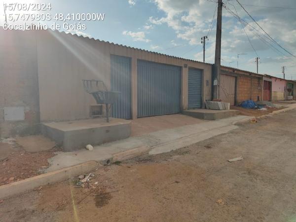 Casa em Cocalzinho de Goiás, Lot Girassol Residen, Avenida A, N. Sn, Qd 16, Lt 26, GO. Área: 47.5m2
