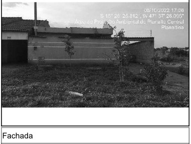 Casa em Planaltina, Setor Oeste, Qd 12 Rua 47 Mr 07, N. S/N, Cs 01b Lt 01, GO. Área: 65.32m2