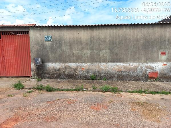 Casa em Águas Lindas de Goiás, Jardim Da Barragem Vi, Quadra 67, N. Sn, Lt 09 Qd 69, GO. Área: 56.2m2
