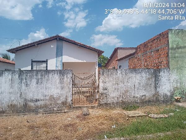 Casa em Santa Rita, Lot Nova Conquista, Rua 02, N. Sn, Quadra 09, Lote 09, MA. Área: 47.95m2