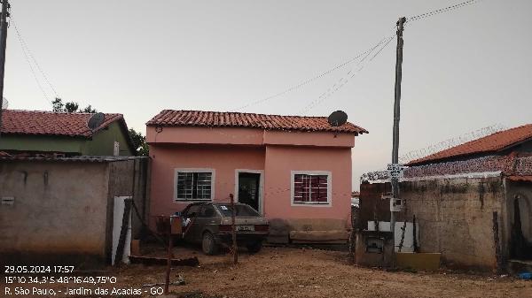 Casa em Padre Bernardo, Lot Jardim Das Acaci, Rua Santos Dumont, N. Sn, Lt 34 Qd 13, GO. Área: 48.97m2