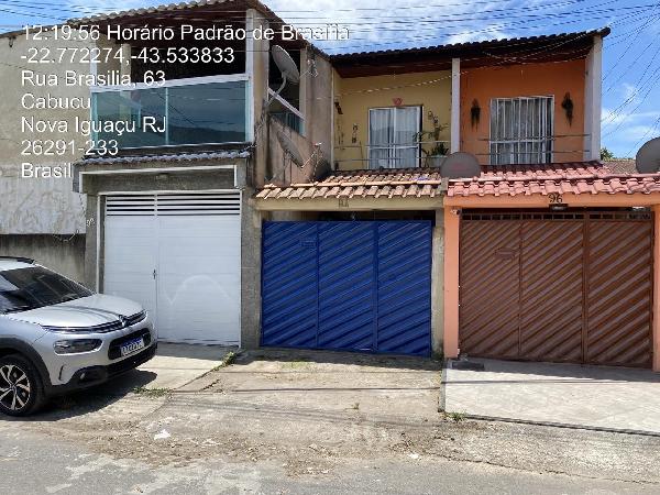 Casa em Nova Iguaçu, Cabucu, Rua Brasilia, N. 94, Lt 05 Qd W, RJ. Área: 57.24m2
